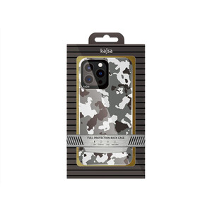 قاب ارتشی آیفون 13 پرو کجسا Kajsa iPhone 13 Pro Trans Shild Camo Pattern Case