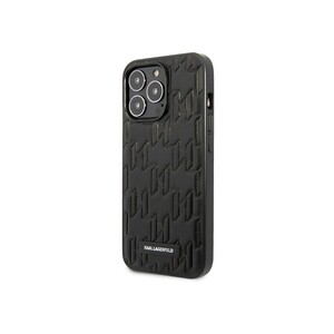 قاب چرمی آیفون 13 پرو طرح کارل برجسته CG Mobile iphone 13 Pro Karl Lagerfeld Leather Case