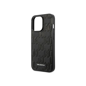 قاب چرمی آیفون 13 پرو طرح کارل برجسته CG Mobile iphone 13 Pro Karl Lagerfeld Leather Case