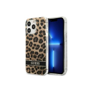 قاب محافظ براق آیفون 13 پرو طرح پلنگی CG Mobile iphone 13 Pro Guess Leopard Hard Case