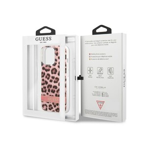 قاب محافظ براق آیفون 13 پرو طرح پلنگی CG Mobile iphone 13 Pro Guess Leopard Hard Case