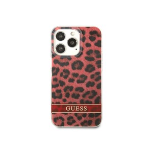 قاب محافظ براق آیفون 13 پرو طرح پلنگی CG Mobile iphone 13 Pro Guess Leopard Hard Case