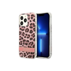 قاب محافظ براق آیفون 13 پرو طرح پلنگی CG Mobile iphone 13 Pro Guess Leopard Hard Case