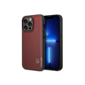 قاب چرمی آیفون 14 پرو طرح مرسدس بنز Mercedes-Benz Leather Case