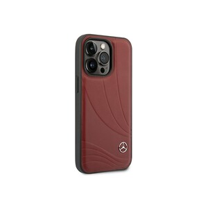 قاب چرمی آیفون 14 پرو طرح مرسدس بنز Mercedes-Benz Leather Case