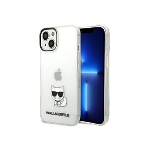 قاب محافظ شیشه ای آیفون 14 پلاس طرح گربه کارل CG Mobile iphone 14 Plus Karl Cat Case
