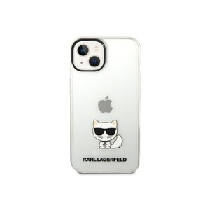 قاب محافظ شیشه ای آیفون 14 پلاس طرح گربه کارل CG Mobile iphone 14 Plus Karl Cat Case