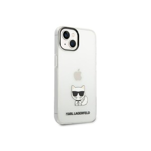 قاب محافظ شیشه ای آیفون 14 پلاس طرح گربه کارل CG Mobile iphone 14 Plus Karl Cat Case