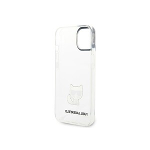 قاب محافظ شیشه ای آیفون 14 پلاس طرح گربه کارل CG Mobile iphone 14 Plus Karl Cat Case
