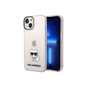 قاب محافظ شیشه ای آیفون 14 پلاس طرح گربه کارل CG Mobile iphone 14 Plus Karl Cat Case