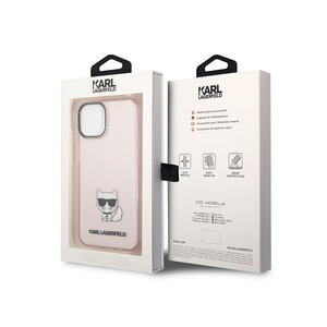 قاب محافظ شیشه ای آیفون 14 پلاس طرح گربه کارل CG Mobile iphone 14 Plus Karl Cat Case