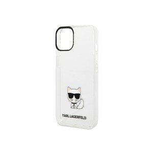 قاب محافظ شیشه ای آیفون 14 پلاس طرح گربه کارل CG Mobile iphone 14 Plus Karl Cat Case