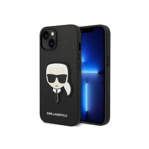 قاب چرمی آیفون 14 پلاس طرح کارل CG Mobile iphone 14 Plus Karl Lagerfeld Leather Case