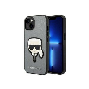 قاب چرمی آیفون 14 پلاس طرح کارل CG Mobile iphone 14 Plus Karl Lagerfeld Leather Case