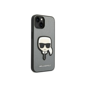 قاب چرمی آیفون 14 پلاس طرح کارل CG Mobile iphone 14 Plus Karl Lagerfeld Leather Case