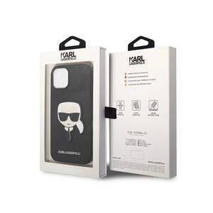 قاب چرمی آیفون 14 پلاس طرح کارل CG Mobile iphone 14 Plus Karl Lagerfeld Leather Case
