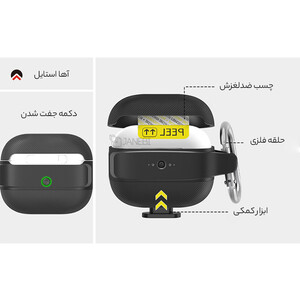 قیمت کاور سیلیکونی ایرپاد3 آها استایل Ahastyle PT179 Earbuds Protective Case for Apple AirPods 3