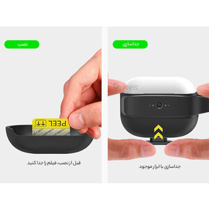 بهترین کاور سیلیکونی ایرپاد3 آها استایل Ahastyle PT179 Earbuds Protective Case for Apple AirPods 3