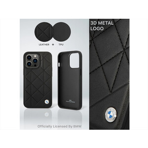 قاب چرمی آیفون 14 پلاس طرح بی ام و CG Mobile iphone 14 Plus BMW Leather Case