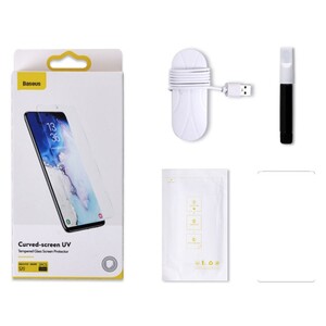 محافظ صفحه یو وی دوتایی بیسوس سامسونگ Baseus Curved-screen UV Glass Samsung S20