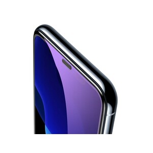 محافظ صفحه نمایش شیشه‌ ای بیسوس آیفون 12مینی Baseus Anti Bluelite 0.3mm Full screen & Full glass