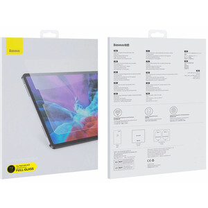 گلس شفاف آیپد 4 و 5 مینی بیسوس Baseus SGBL020902 0.3mm Full-glass Tempered Glass Film For Pad mini 4/5 7.9inch Transparent