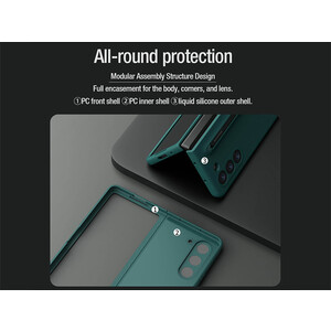 خرید قاب محافظ سامسونگ زد فولد 5 نیلکین Nillkin Flex Pure Fold S-Pen Version protective cover case for Samsung Galaxy Z Fold 5 ,W24