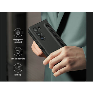 کیفیت قاب محافظ سامسونگ زد فولد 5 نیلکین Nillkin Flex Pure Fold S-Pen Version protective cover case for Samsung Galaxy Z Fold 5 ,W24