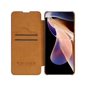 کیف چرمی محافظ نیلکین شیائومی Nillkin Xiaomi Redmi Note 11 Pro/11 Pro+ 5G Qin leather case