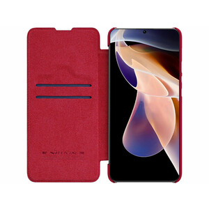 کیف چرمی محافظ نیلکین شیائومی Nillkin Xiaomi Redmi Note 11 Pro/11 Pro+ 5G Qin leather case