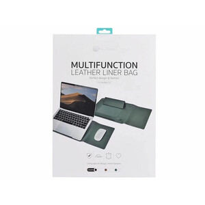 پایه نگهدارنده و پد موس مک بوک پرو 16 اینچ کوتتسی Coteetci Multi Functional Leather Liner Bag MacBook Pro 16" MB1088