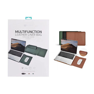 خرید پایه نگهدارنده و پد موس مک بوک پرو 16 اینچ کوتتسی Coteetci Multi Functional Leather Liner Bag MacBook Pro 16" MB1088