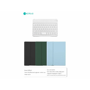 قاب کیبورددار آیپد مینی 6 کوتتسی Coteetci iPad Mini 6 Bluetooth keyboard +leather case 61030