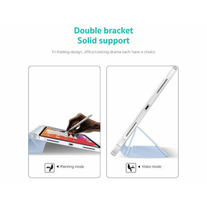 Coteetci Three-fold pen slot side sticker protective cover 61021 iPad Pro12.9 -2021/22