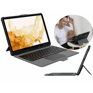 کیف کلاسوری کیبورد دار تبلت سامسونگ اس 7 پلاس و اس 8 پلاس نیلکین Nillkin Case Samsung Galaxy Tab S8 Plus ,S8+ 5G, S7 Plus