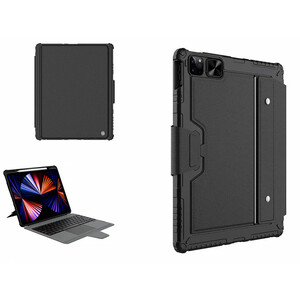 قاب کیبوردار و بامپردار آیپد پرو 12.9 اینچ نیلکین Nillkin Apple iPad Pro 12.9 2020/2021 Bumper Combo Keyboard Case