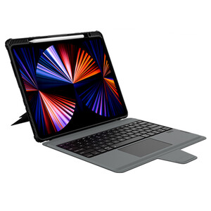 کیف بامپر و کیبوردار  آیپد پرو 12.9 اینچ نیلکین Nillkin Apple iPad Pro 12.9 2020/2021 Bumper Combo Keyboard Cas