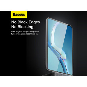 محافظ صفحه نمایش شیشه‌ای تمام صفحه هواوی میت‌پد پرو 12.6 اینچ بیسوس Baseus 0.3mm Full-glass Tempered Glass Film SGBL022602