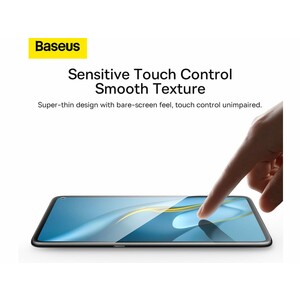 محافظ صفحه نمایش شیشه‌ای تمام صفحه هواوی میت‌پد پرو 10.8 اینچ بیسوس Baseus 0.3mm Full-glass Tempered Glass Film SGBL022502