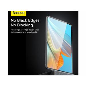 محافظ صفحه نمایش شیشه‌ای تمام صفحه هواوی میت‌پد 11 10.95 اینچ بیسوس Baseus 0.3mm Full-glass Tempered Glass Film SGBL022302
