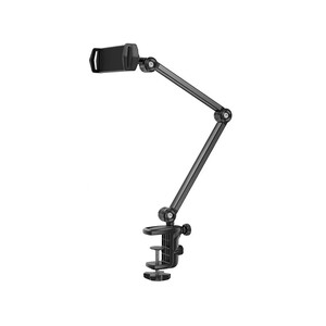هولدر گوشی موبایل و تبلت قابل اتصال به لبه میز و تخت BONERUY P76 Adjustable Boom Arm Lazy Phone Holder