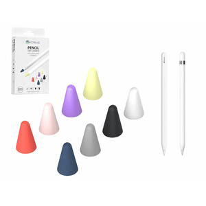 سری سیلیکونی چند رنگ نوک قلم لمسی اپل 1 و 2 کوتتسی Coteetci Pencil Tip Cover Pencil 1/2 CS7072