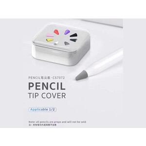 نوک یدک چند رنگ قلم لمسی اپل 1 و 2 کوتتسی Coteetci Pencil Tip Cover Pencil 1/2 CS7072