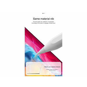 لوازم جانبی قلم لمسی اپل 1 شامل نوک، کلاهک و مبدل شارژ کوتتسی Coteetci CS7071 Pencil 1 Accessories Kit