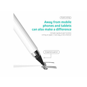قیمت قلم لمسی دو سر کوتتسی Coteetci 2IN1 capacitive pen  Disc capacitive pen+ graphene pencil 62003