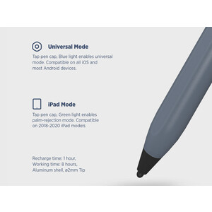 خرید قلم لمسی هوشمند پاورولوژی Powerology 2 in 1 Smart Pencil P21STYPGY