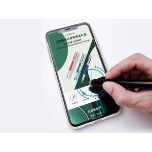 قلم لمسی 2 در 1 فلزی شیائومی Xiaomi Lampo metal gel pen touch stylus pen
