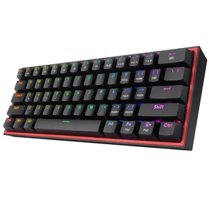 کیبورد گیمینگ سیمی ردراگون Redragon مدل K617 FIZZ با نور RGB
