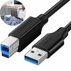 کابل پرینتر USB 3.0 یوگرین UGreen مدل US210-30753 یک متری