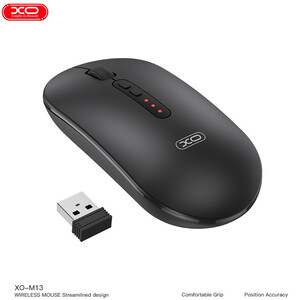 ماوس بی سیم ایکس او XO مدل M13‎ با اتصال بلوتوث و دانگل USB